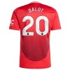 Camiseta de fútbol Manchester United Dalot 20 Primera Equipación 2024-25 - Hombre